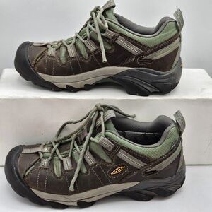 Keen Women's Brown and Green Hiking Shoes